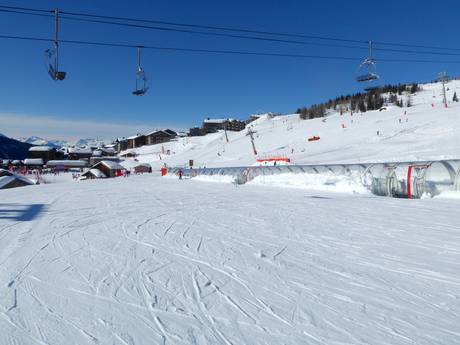 Skigebieden voor beginners in het Aostadal – Beginners Espace San Bernardo – La Rosière/La Thuile