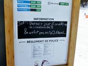 Actuele informatie bij de lift