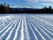 Geprepareerde piste in Folgaria-Fiorentini