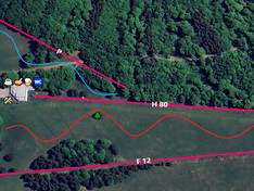 Pistekaart Homôlka – Valaská Belá