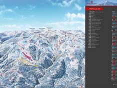 Pistekaart Mondolè Ski – Artesina/Frabosa Soprana/Prato Nevoso