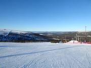 Uitzicht over Hundfjället tot aan Trysil in Noorwegen