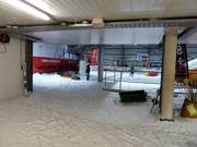 Het toegangsgebied tot de pistes