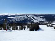 Uitzicht vanaf de Fjellheisen naar Varden
