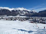 Uitzicht op Celerina