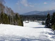 In het onderste gedeelte zijn er ook middelzware afdalingen