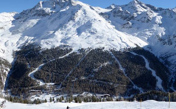 Suldental: Grootte van de skigebieden – Grootte Sulden am Ortler (Solda all'Ortles)
