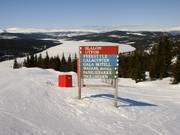 Goede kleurgecodeerde bewegwijzering