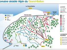 Pistekaart Grand-Ballon