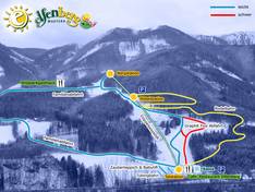 Pistekaart Mautern/Elfenberg