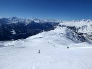 Start van de piste bij de Bettmerhorn