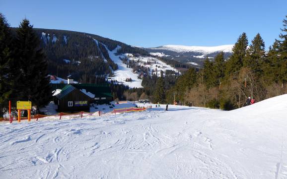 Skiën bij Pec pod Sněžkou