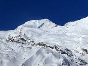 Uitzicht op de Spielboden en Längfluh met de Alphubel