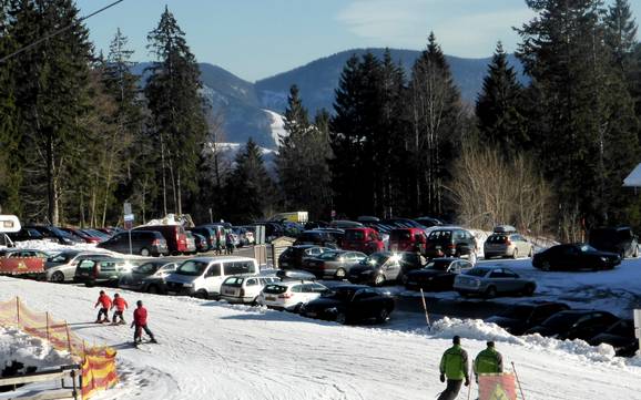 Wiesental: bereikbaarheid van en parkeermogelijkheden bij de skigebieden – Bereikbaarheid, parkeren Belchen
