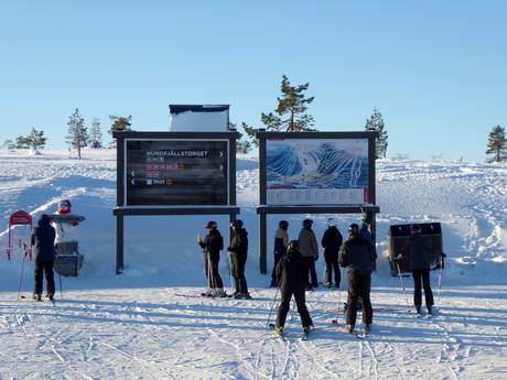 Noord-Zweden: oriëntatie in skigebieden – Oriëntatie Tandådalen/Hundfjället (Sälen)