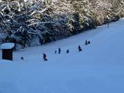 Oefenterrein bij het dalstation