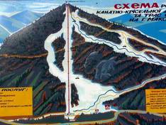 Pistekaart Makovytsia – Mizhgirya