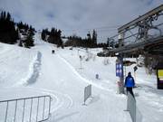 Hangurstrekket - Sleeplift met T-beugel/Ankerlift