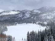 Loipe in het Solitude Nordic & Snowshoe Center