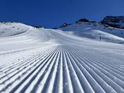 De pistepreparatie op de Klausberg is optimaal