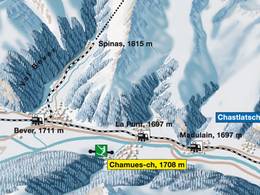 Skigebied Müsella – La Punt