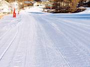 Blauwe piste bij de sleeplift Chastillon