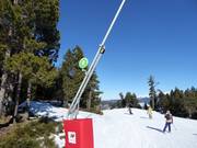 Pistebewegwijzering in het skigebied Les Angles