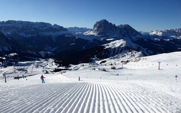 Beste skigebied aan de Sellaronda (Sellaronde) – Beoordeling Gröden (Val Gardena)