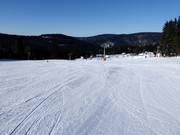 Zeer goede pistepreparatie in het skigebied Spindlermühle