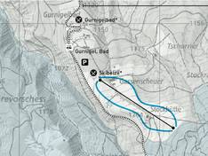 Pistekaart Gurnigelbad