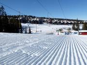 Perfect geprepareerde piste in Trysil