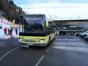 Skibussen bij de dalstations