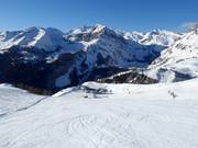 Piste bij de stoeltjeslift Bellalui