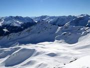 Brede hellingen bij het Grasjoch