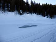 Stuwmeer bij de Stümpflingbahn