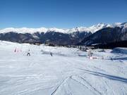 Vlakke pistes in Courchevel