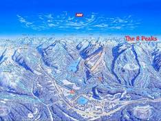 Pistekaart Mike Wiegele – Blue River