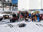 Cable Bar bij het middenstation Fernau