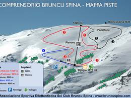 Skigebied Bruncu Spina