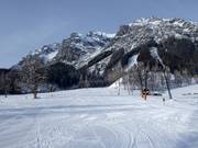 Makkelijke piste bij de Schneemandllift