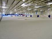 Uitzicht op de beginnerspiste