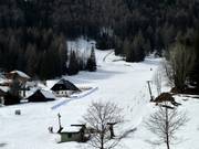 Sonnleitenlift met een gemakkelijke piste in St. Oswald
