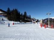 Gemakkelijke piste in Courchevel