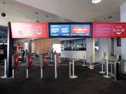 Gasten-infotainment bij de lift