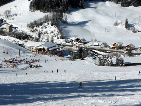 Gmunden: bereikbaarheid van en parkeermogelijkheden bij de skigebieden – Bereikbaarheid, parkeren Dachstein West – Gosau/Russbach/Annaberg
