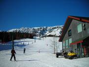 Uitzicht op het skigebied Bridger Bowl