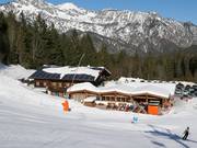 Almgasthof Götschenalm met gastenkamers direct aan het skigebied