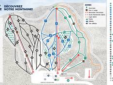 Pistekaart Vallée du Parc