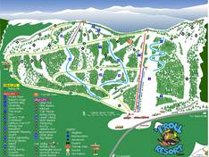 Pistekaart Troll Resort – Quesnel