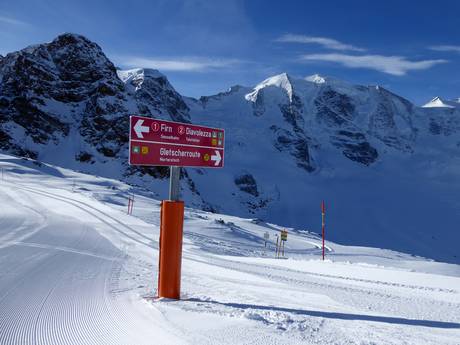 Val Bernina: oriëntatie in skigebieden – Oriëntatie Diavolezza/Lagalb